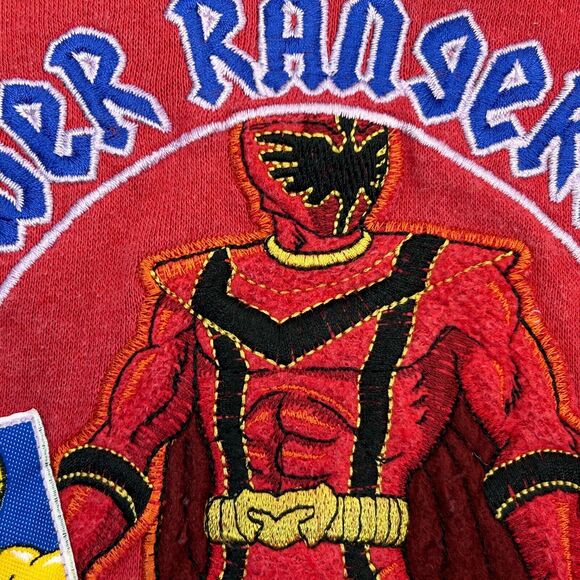 Power Rangers Mystic Force Hoodie Youth Medium Hooded Sweatshirt Boys Kids Red - Picture 6 of 8